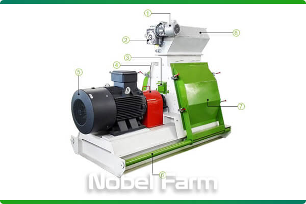 دستگاه آسیاب چکشی (hammer mill) | نوبل فارم