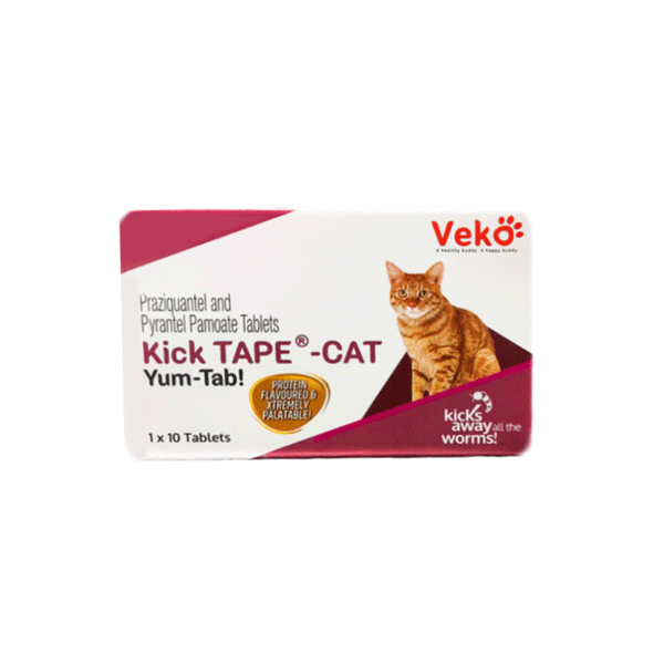قرص ضد انگل گربه | (VECO) KICK TOP CAT