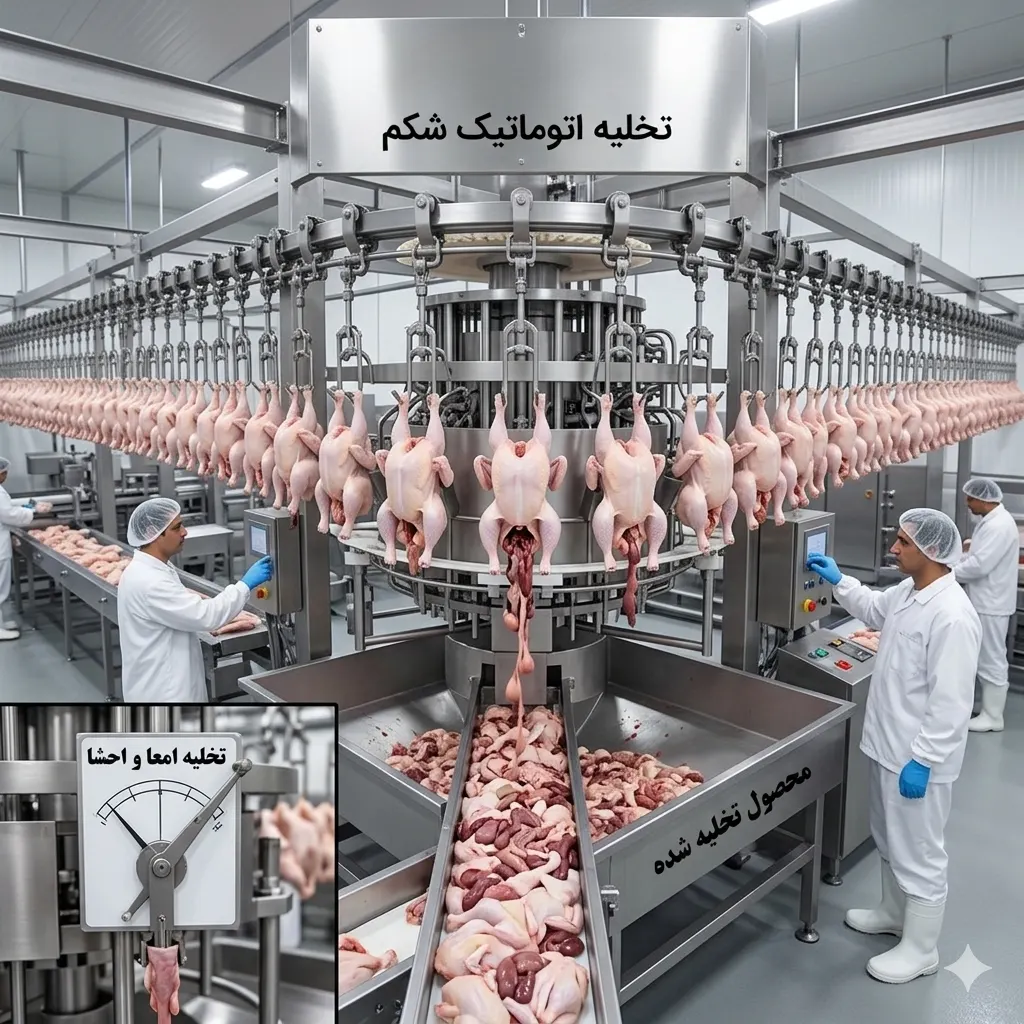 نحوه استفاده تخلیه اتوماتیک شکم