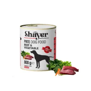 کنسرو پته گوشت گاو و سبزیجات مخصوص سگ شایر
