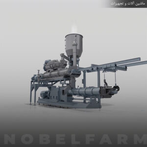 دستگاه اکسترودر مخصوص خوراک طیور و آبزیان + تک و دو مارپیچ