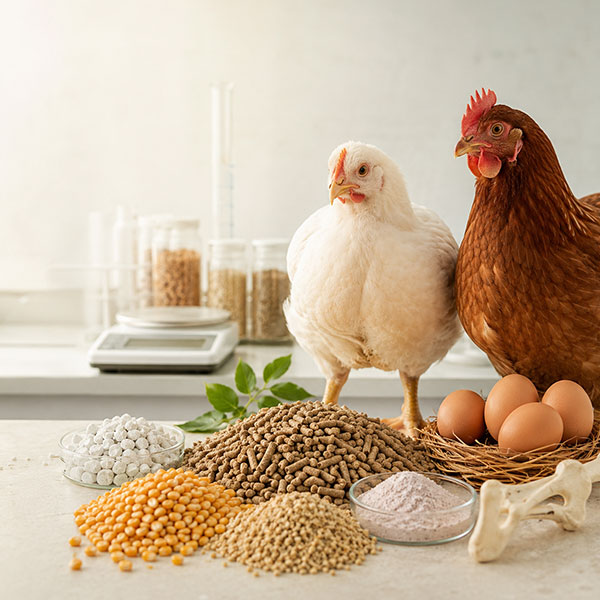 فرمولاسیون و نسبت کلسیم به فسفر در خوراک طیور